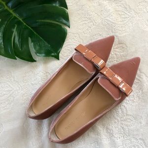 Ivanka Trump Velvet Ballet Loafers